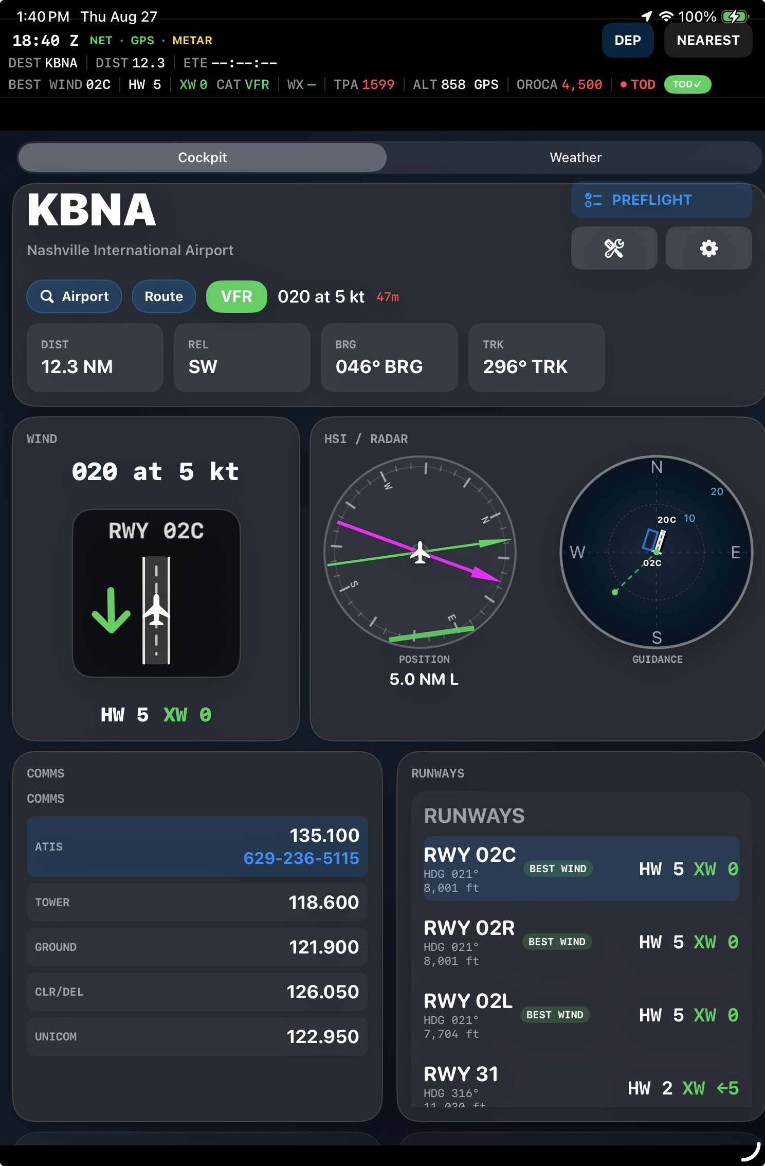 Can Flight Cue help determine how to enter the traffic pattern?